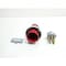 Leviton Pin & Sleeve Plug, 20 A, 277/480V AC, Three Phase, 4 Pole, IEC Grounding, Red 520P7W - alternate 1